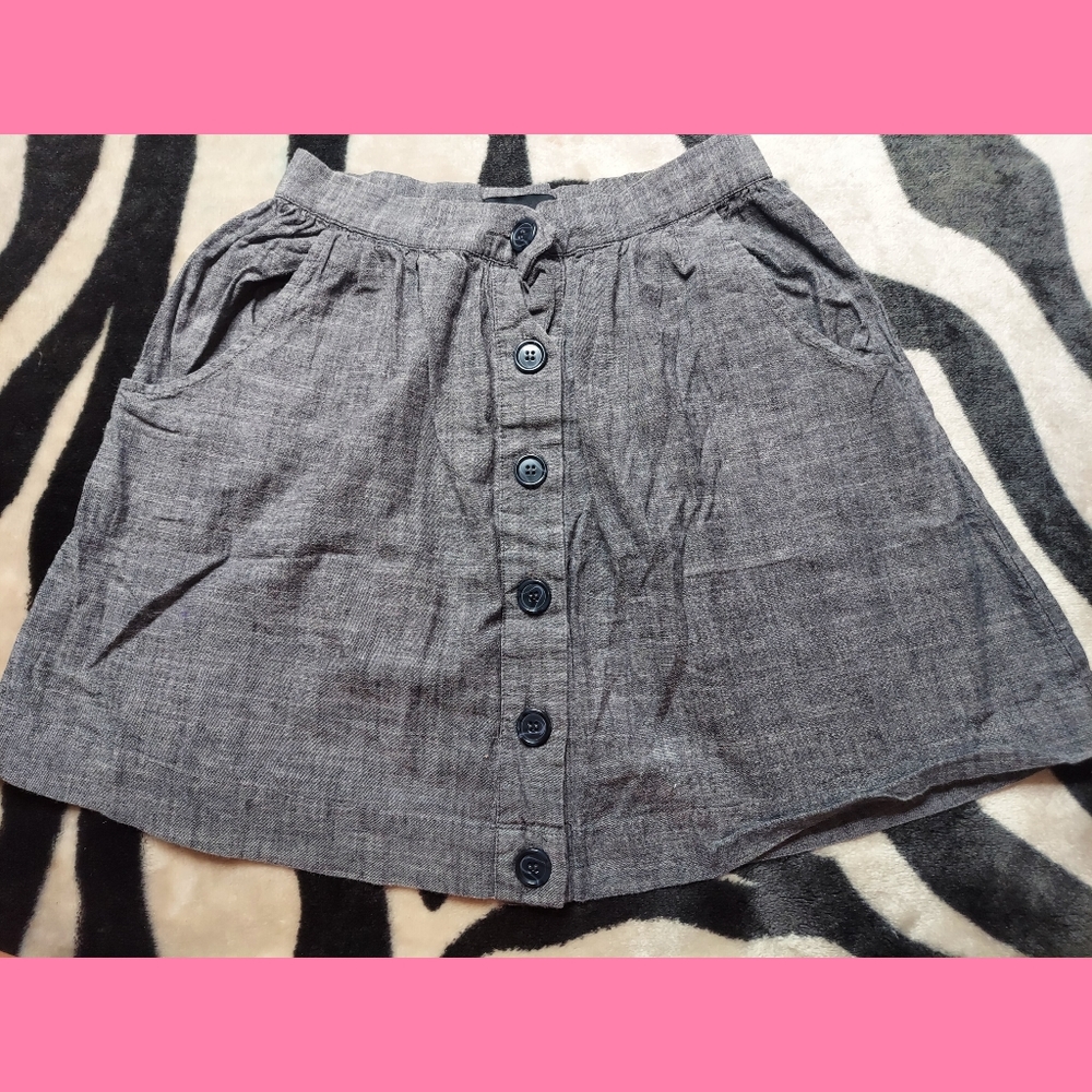 Gray Forever 21 Skirt with pockets